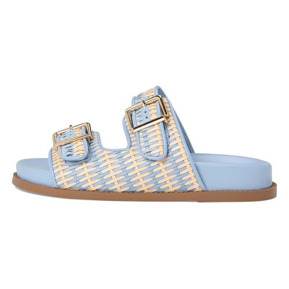 Schutz Naomi Sporty Sandal in Blue - Picture 4 of 6